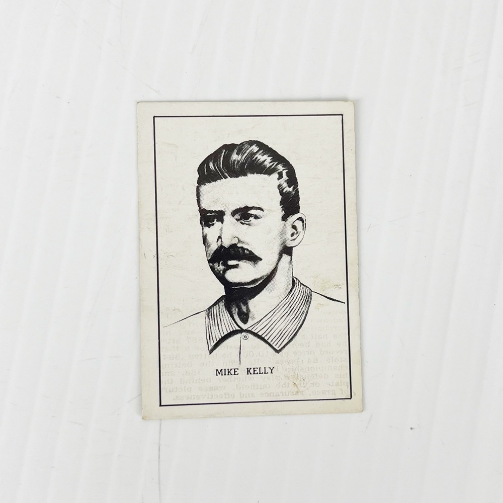 Vintage 1950 Callahan Hall of Fame Mike Kelly Baseball Trading Card